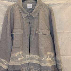 STYLUS Gray Casual Button Down Shirt